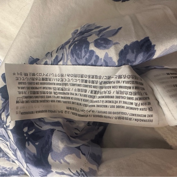 Abercrombie & Fitch The A&F Emerson Poplin Puff Sleeve Mini Dress size XL - Picture 5 of 6